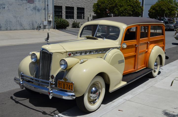 1940 packard woodie straight 8 classic antique station wagon
